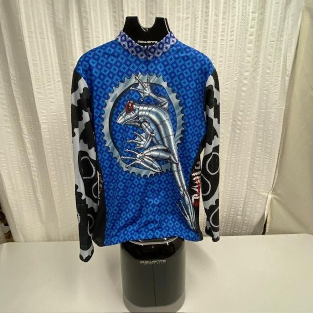 Vintage 1997 Primal Wear Mechanical Frog Cycling Jersey XL USA Coolmax Long Slee